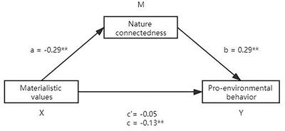 Effect of Materialism on Pro-environmental Behavior Among Youth in China: The Role of Nature Connectedness